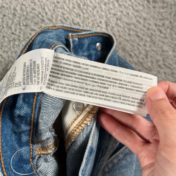 Abercrombie & Fitch Women's Front Seam High Rise Jeans Size 28/6R - Picture 8 of 8